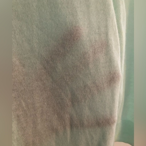 Jones New York Mary Jane Mint Green 3/4 Sleeve button up  Cardigan - Picture 4 of 12